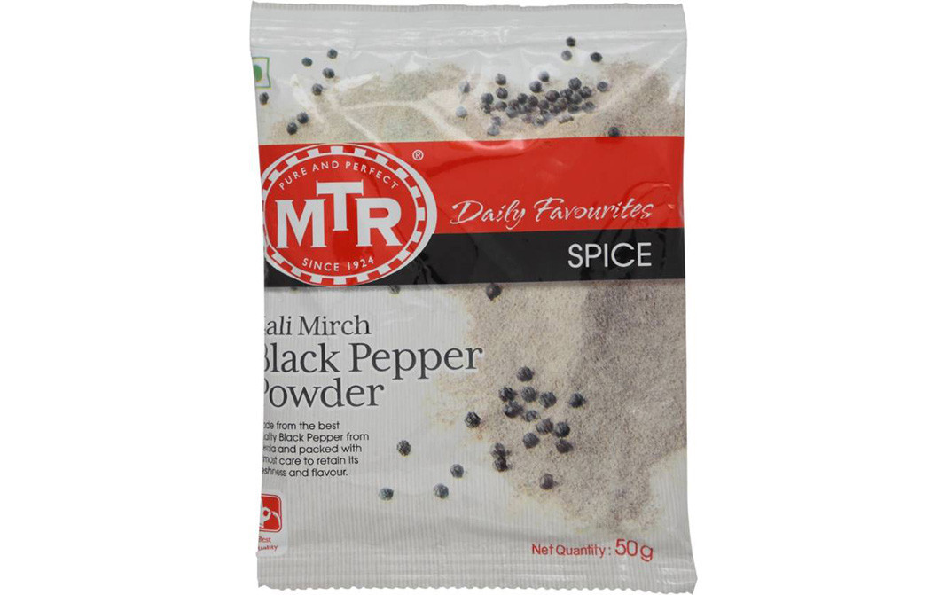 MTR Kali Mirch - Black Pepper Powder   Pack  50 grams